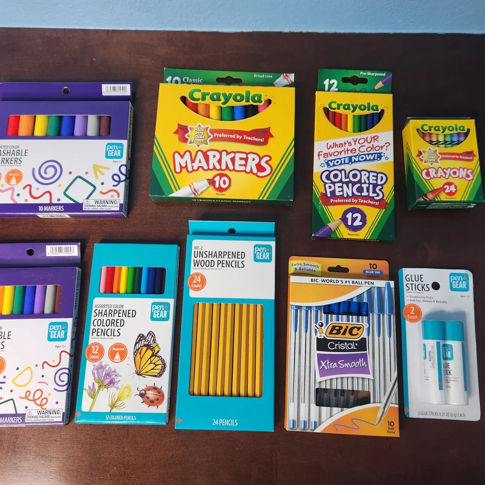 Crayola Creative Essentials Pack with Markers and Pencils